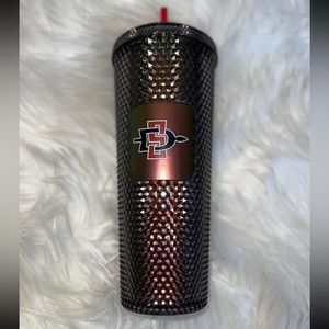 Starbucks SD University of California Studded Bling Tumbler